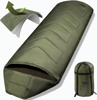 Sleeping Bags for Adults, 34°F to 43°F Ultralight Warm Cold Weather Sleeping Bag for Camping, Backpacking, Hiking, Hunting, and Outdoor Travel with Compression Sack