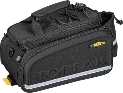 Topeak MTX TrunkBag - Rear Bicycle Bag - Spacious Storage and Easy Mounting