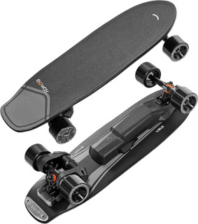 Exway Wave Belt 99Wh Electric Skateboards with Remote, Top Speed of 23 Mph, Quick-Swap Battery, 440 LBS Max Load, IP55 Waterproof, Mini Cruiser for Adults & Teens