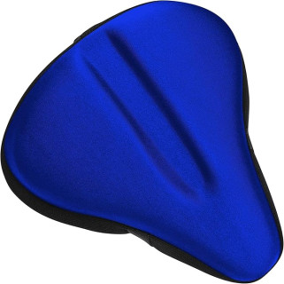 Bikeroo Comfort Bike Seat Cushion - Padded Gel Cover for Exercise, Mountain & Road Bikes, Universal Fit for Peloton & Stationary Bikes