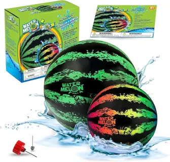 Watermelon Ball Pool Toys for Adults and Family - 2 Pack of 6 1/2