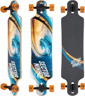 Sector 9 Longboard Meridian Swirl Drop Through Complete 9.75