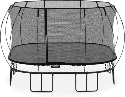 Springfree Square Backyard Trampoline with Enclosure & Hidden Frame