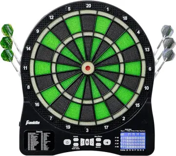 Franklin Sports Electronic Dart Board Sets - Soft Tip Electric Dartboard with Digital Scoreboard - (6) Darts Included