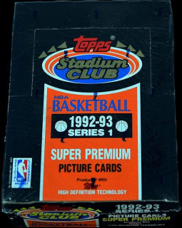 1992/93 Topps Stadium Club Series 1 Basketball HOBBY Box -