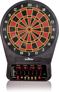 Arachnid Cricket Pro 650 Tournament-Quality Electronic Dartboard with Micro-Thin Segment Dividers for Dramatically Reduced Bounce-Outs and NylonTough Segments for Improved Durability and Playability