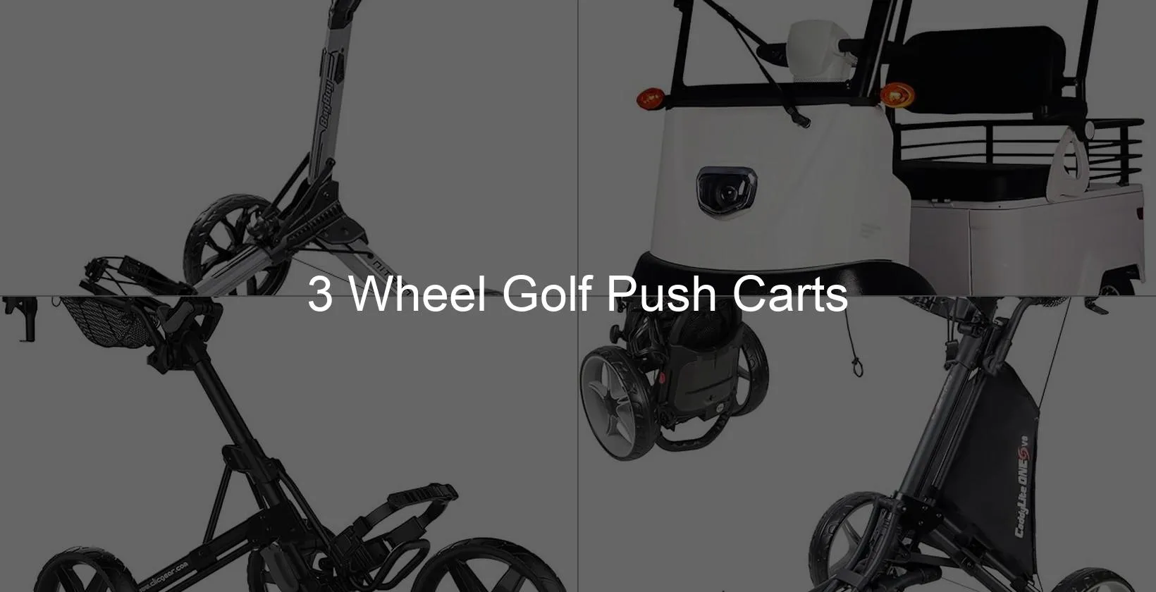 Photo of 3 Wheel Golf Push Carts