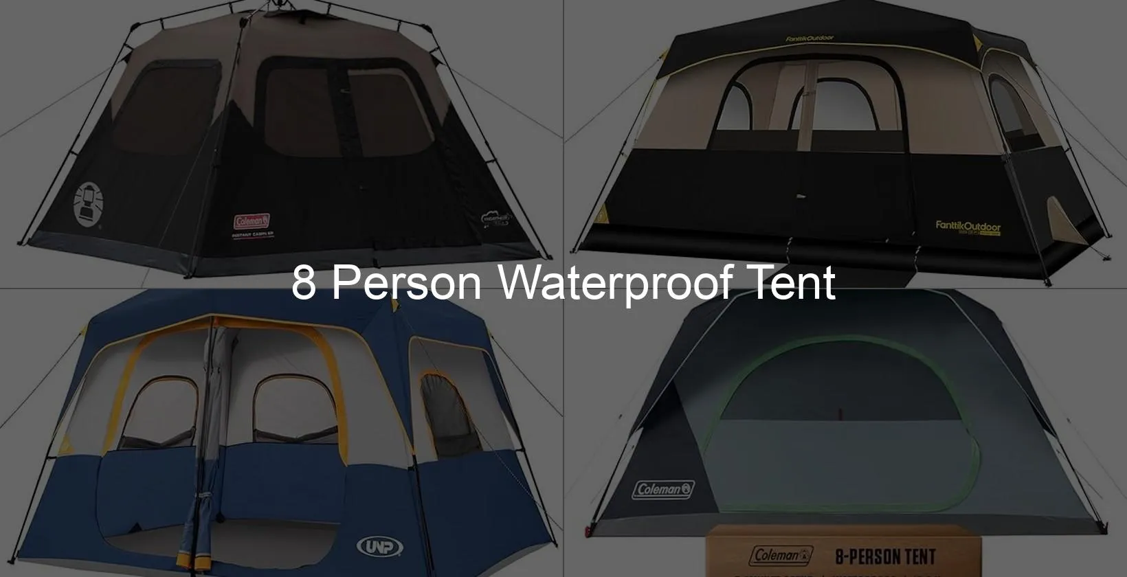 Photo of 8 Person Waterproof Tent