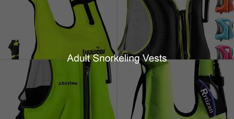 Photo of Adult Snorkeling Vests