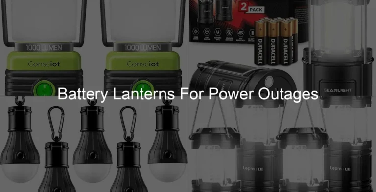 Photo of Battery Lanterns For Power Outages