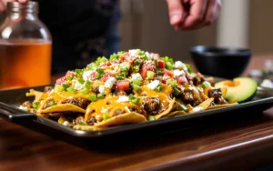 BBQ Cheeseburger Nachos Recipe Photo
