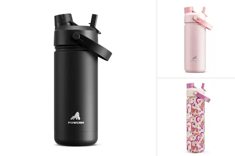 Detailed view of 10 Best 2-In-1 Water Bottles With Spouts: Ice-Cold All Day