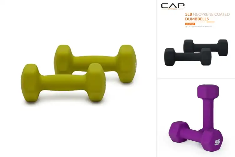 Detailed view of 10 Best 5-Pound Neoprene Dumbbells: Get Fit