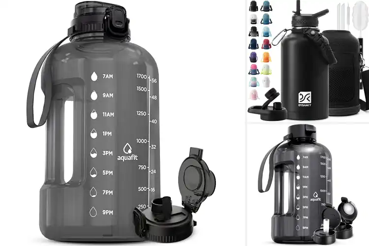 Detailed view of 10 Best 64 oz Half Gallon Water Bottles for All Day Hydration