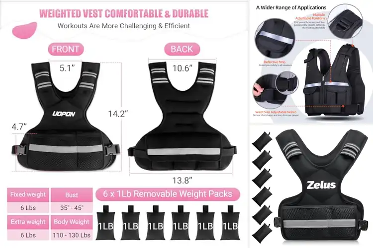 Detailed view of 10 Best Adjustable Vests: Boost Your Strength Now