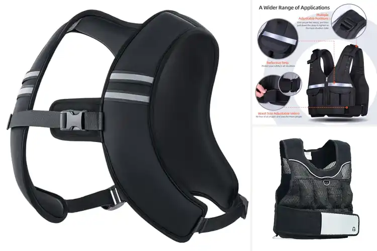 Detailed view of Best Adjustable Weighted Vest Fit