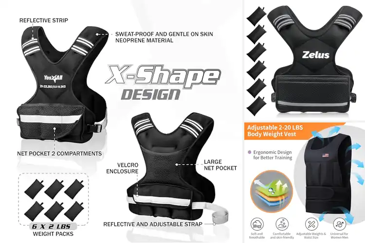 Detailed view of Best Adjustable Weighted Vests For Men Women
