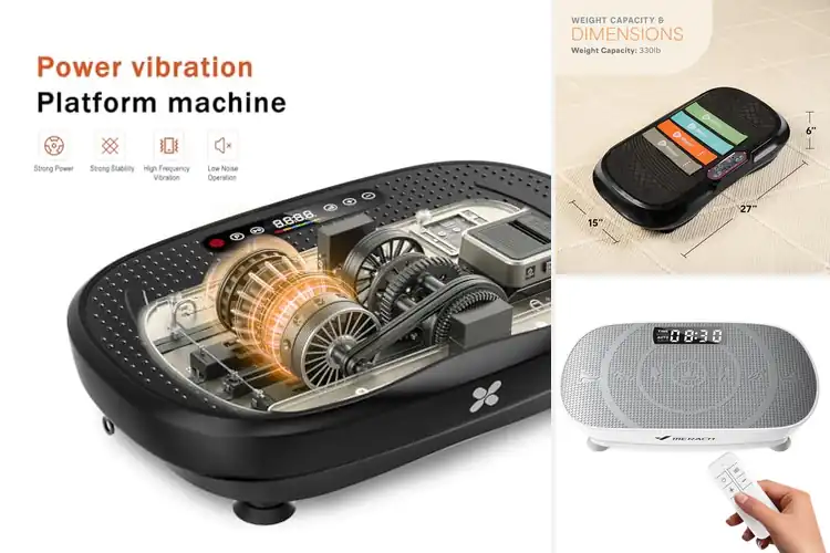 Detailed view of 10 Best Anti Slip Vibration Plates: Burn Fat & Tone Muscles