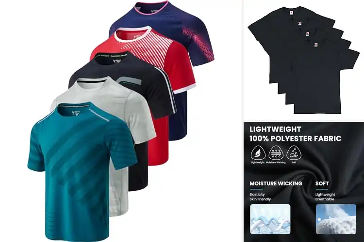 Detailed view of 10 Best Athletic Crewneck Tees That Actually Work