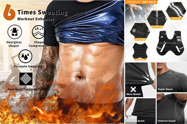 Detailed view of Best Calorie Burning Vests