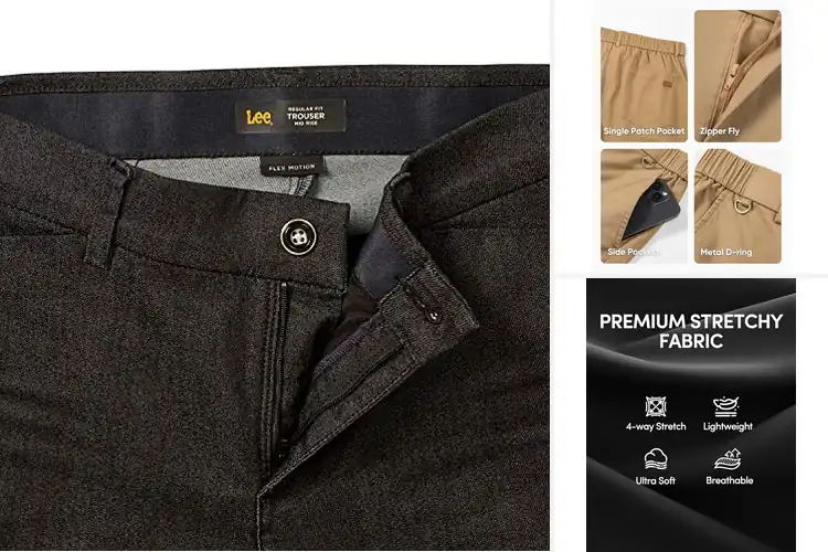 Detailed view of Best Casual Work Pants