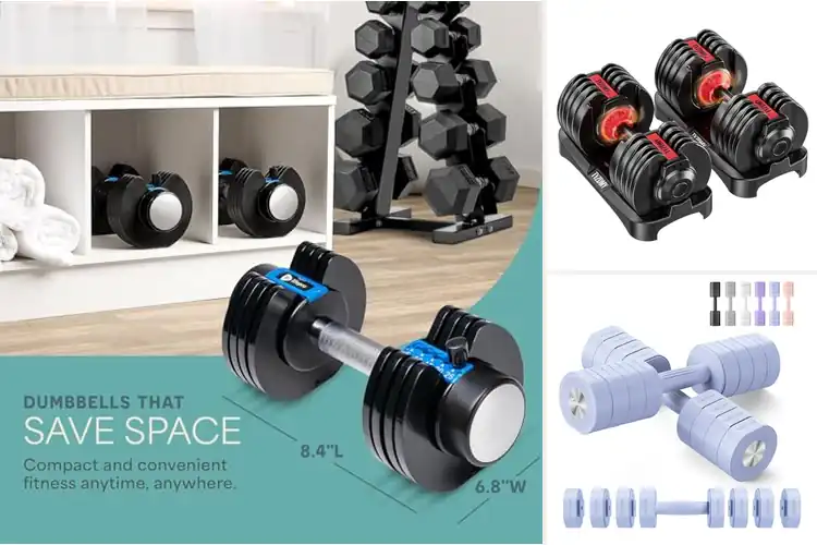 Detailed view of 10 Best Compact Dumbbells: Get Stronger Now