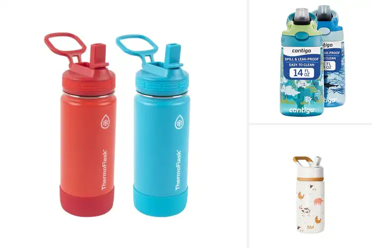 Detailed view of 10 Best Dishwasher Safe Kids Water Bottles for Fun and Ease