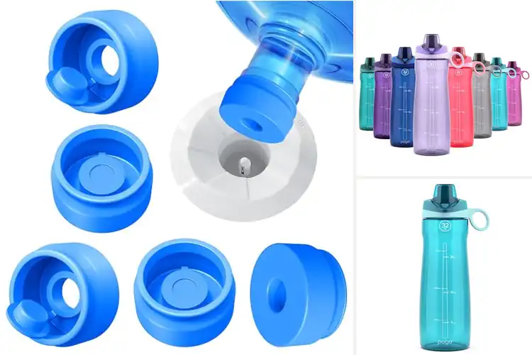 Detailed view of 10 Best Dishwasher-Safe Lids For Water Bottles: Easy Clean