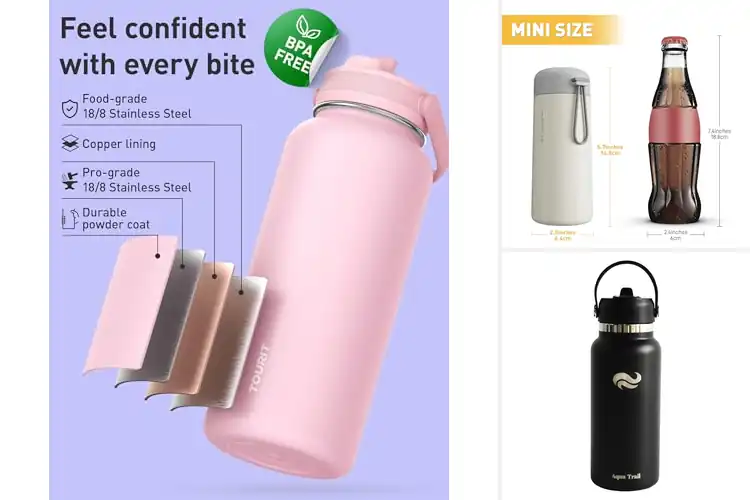 Detailed view of Best Double Wall Insulated Bottle For Cold Drinks