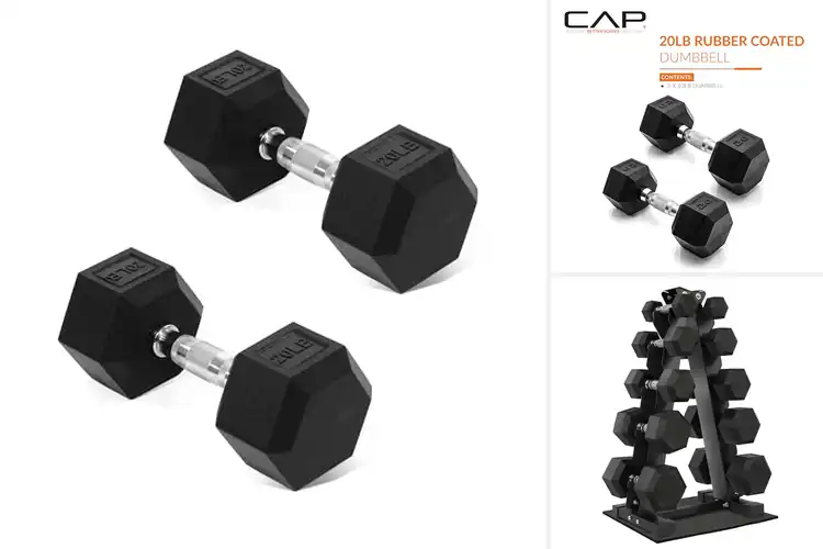 Detailed view of 10 Best Dumbbell Pairs: Elevate Your Home Workouts Today