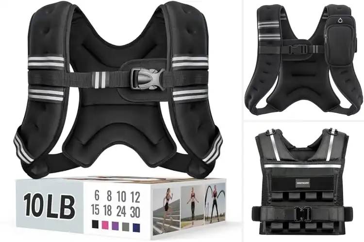 Detailed view of Best Durable Fabric Weighted Vests