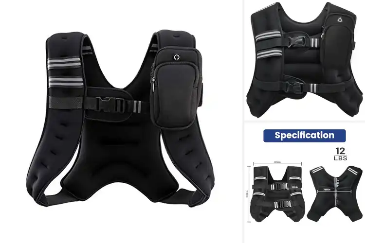 Detailed view of 10 Best Fitness Weighted Vests: Boost Your Workout
