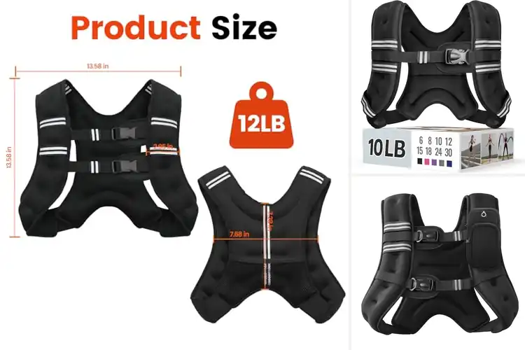 Detailed view of Best Fitted Weighted Vest For Women And Men