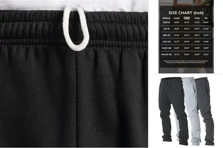 Detailed view of Best Fleece Sweatpants