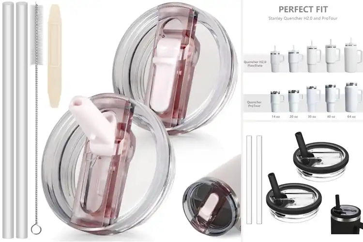 Detailed view of Best Flip Straw Lid 30 Oz