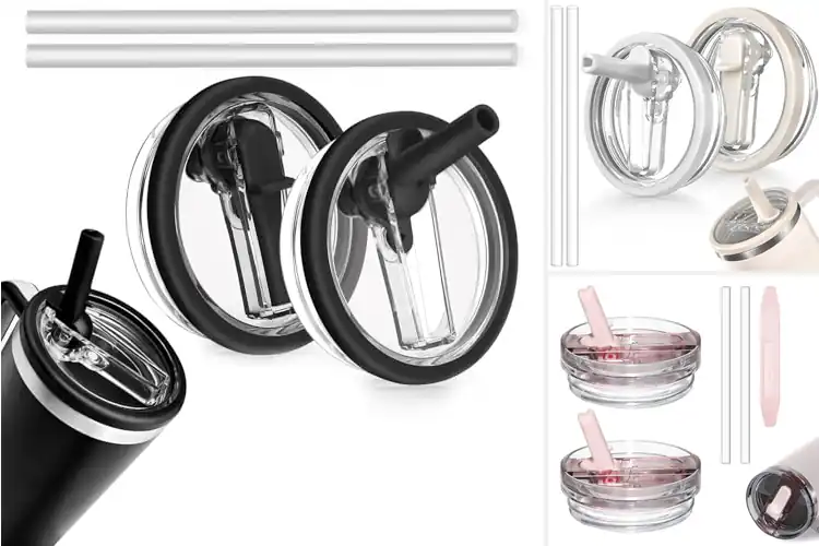 Detailed view of Best Flip Straw Lids For Leak Resistant Sips