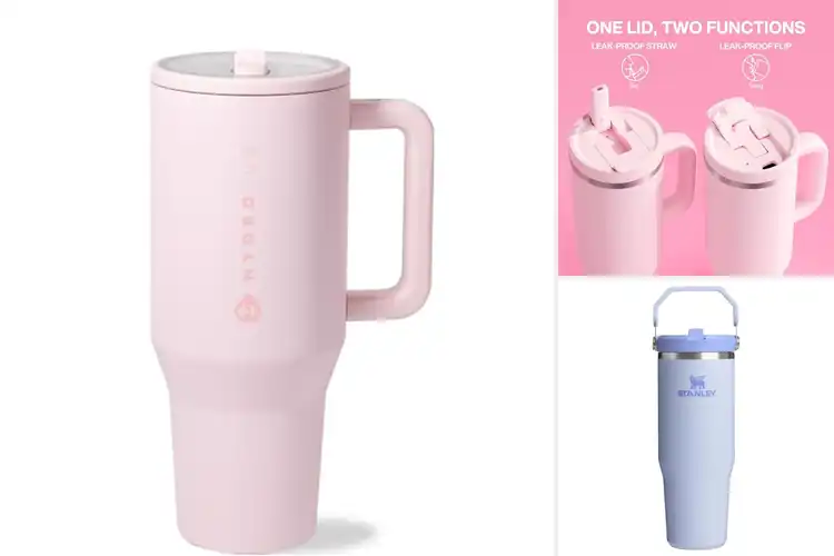 Detailed view of Best Flip Straw Tumblers For Leak Resistance