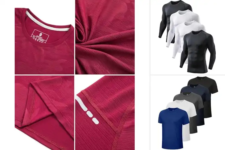 Detailed view of 10 Best Four-Way Stretch Gym Shirts for Ultimate Comfort