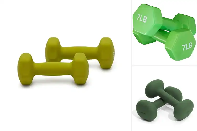 Detailed view of 10 Best Green Dumbbell Pairs Boost Your Home Workouts Today