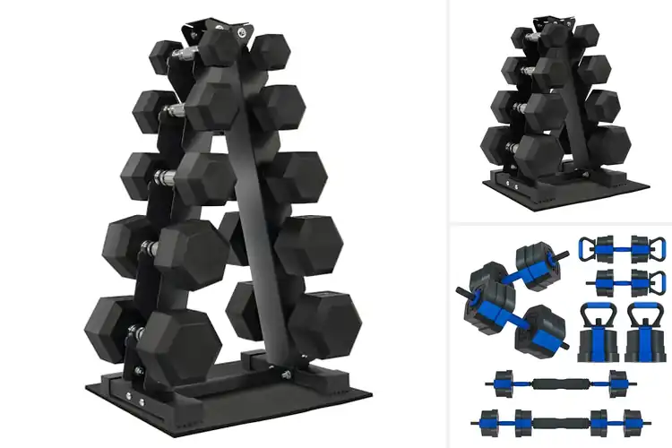 Detailed view of 10 Best Hexagon Dumbbell Sets: Build Serious Strength
