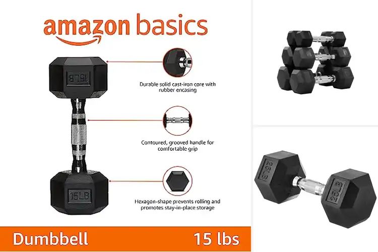 Detailed view of 10 Best Hexagonal Dumbbells: Safer, Steady Workouts