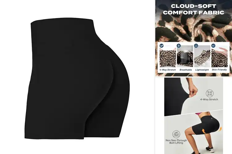 Detailed view of 10 Best High Waist Biker Shorts for All-Day Comfort