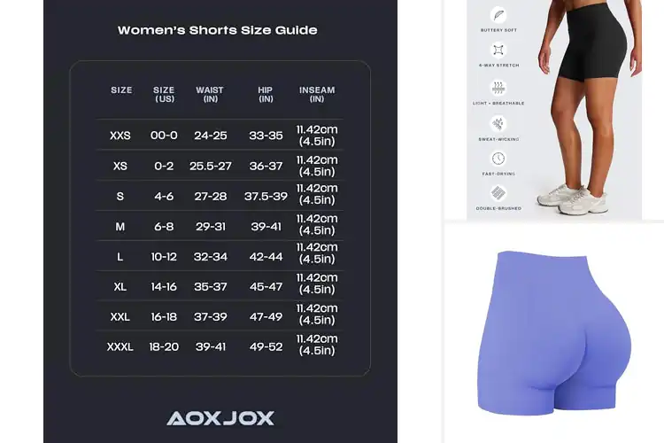 Detailed view of 10 Best High Waist Shorts for Flattering Style