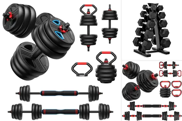 Detailed view of Best Home Workout Dumbbell Sets