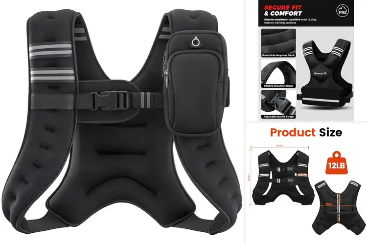 Detailed view of Best Home Workout Vests