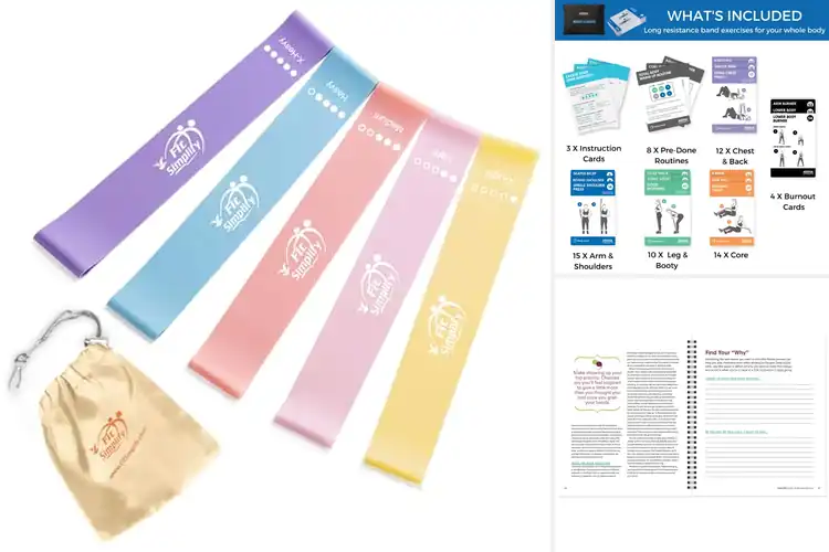 Detailed view of Best Illustrated Resistance Band Instruction Booklet