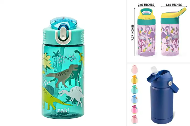 Detailed view of 10 Best Kids Water Bottles With Straw — Durable, Leakproof Picks