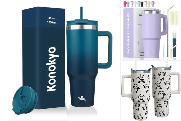 Detailed view of Best Large Capacity Travel Tumblers With Handles