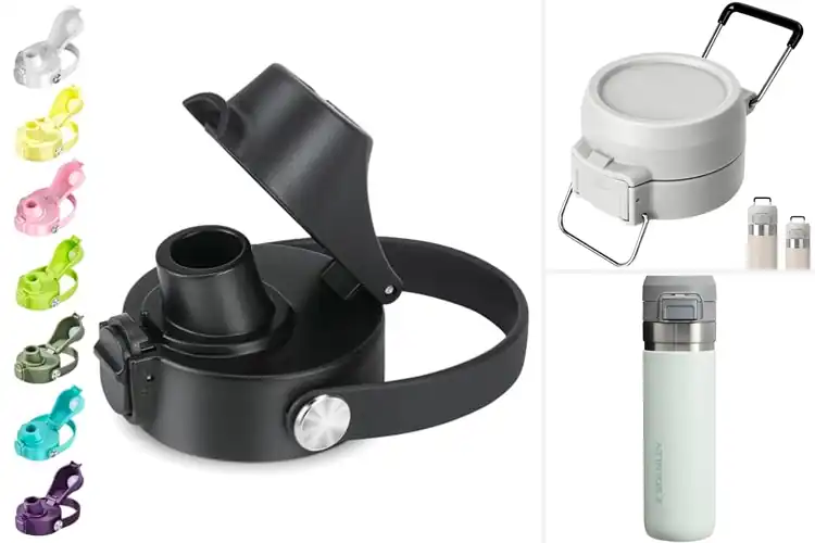 Detailed view of 10 Best Leak-Proof Push-Button Lids For Water Bottles