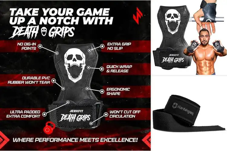 Detailed view of 10 Best Lifting Straps for Grip & Power Gains